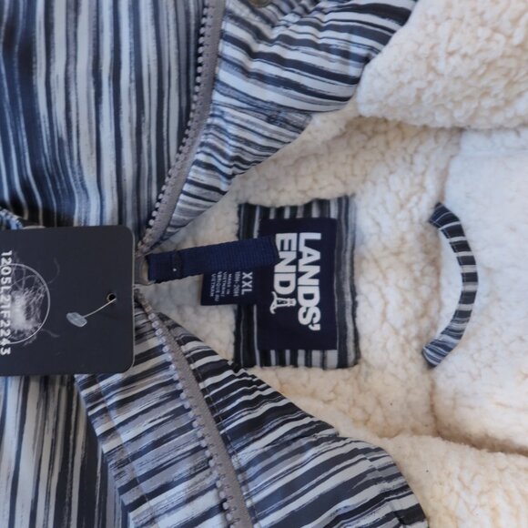 LANDS END BOYS XXL expedition down coat parka ski snow waterproof warm winter - Picture 9 of 14